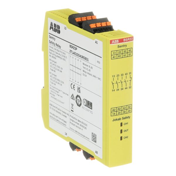 2TLA010041R0601 Safety Relay BSR23P 24VDC