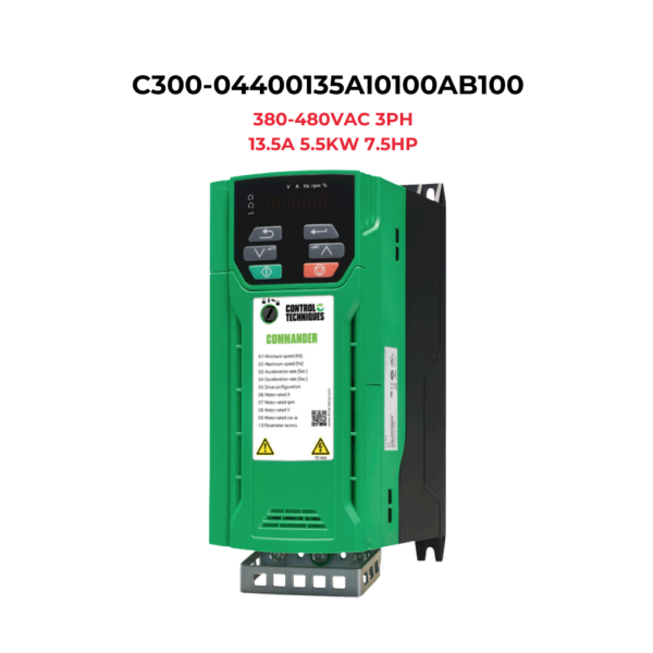 C300-04400135A10100AB100 Commander INVERTER 3PH 380-480VAC 13.5A 5.5KW 7.5HP